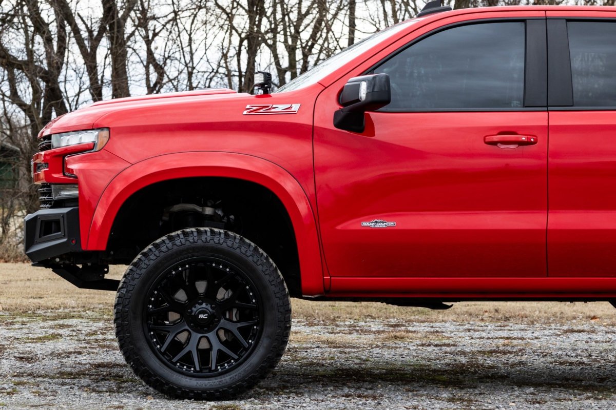 Chevrolet Silverado 1500 LTD Fender Flares - Rough Country - Sport - White Sands - 4WD - 2022+